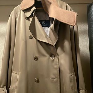 Burberry Men’s camel hair and wool trench